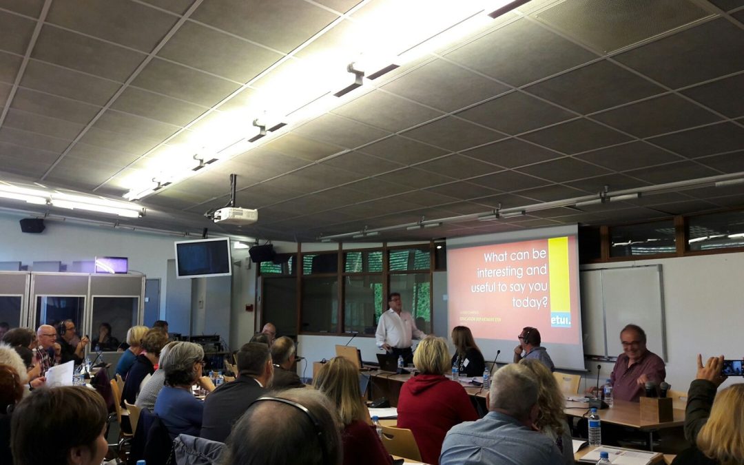 La Cisl e il Centro Studi Cisl a Parigi alla conferenza annuale Etui sulla formazione sindacale in Europa