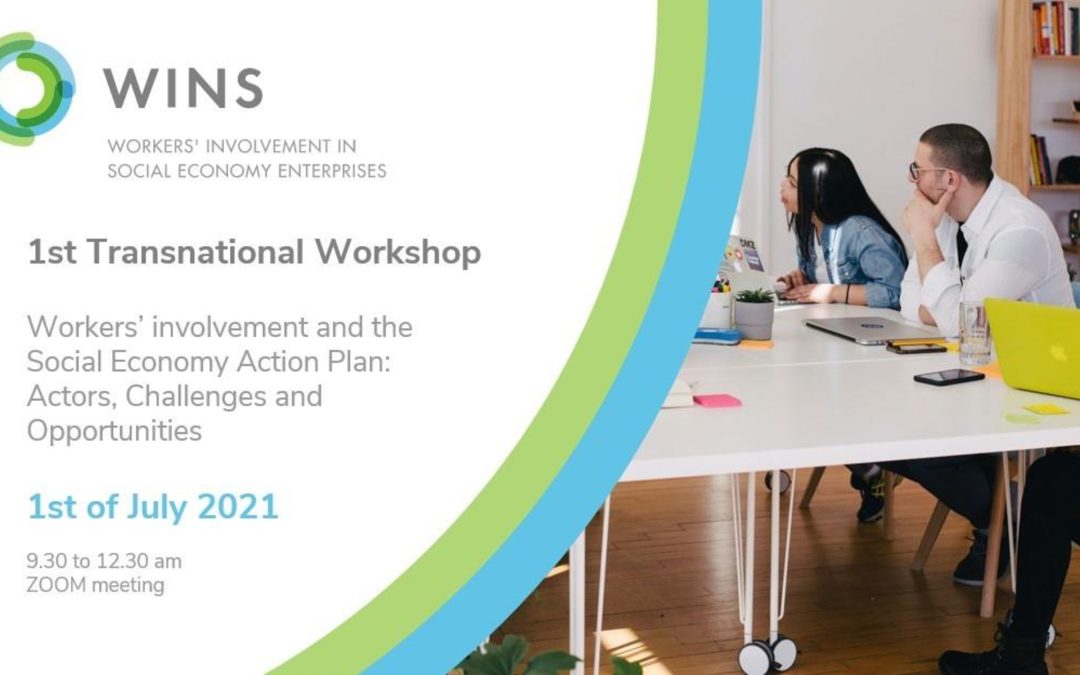 1 luglio 9.30-12.30 Workshop internazionale progetto WINS